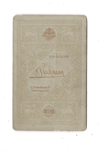 Fotografie Niedliches kleines Mädchen - Wien 1880er