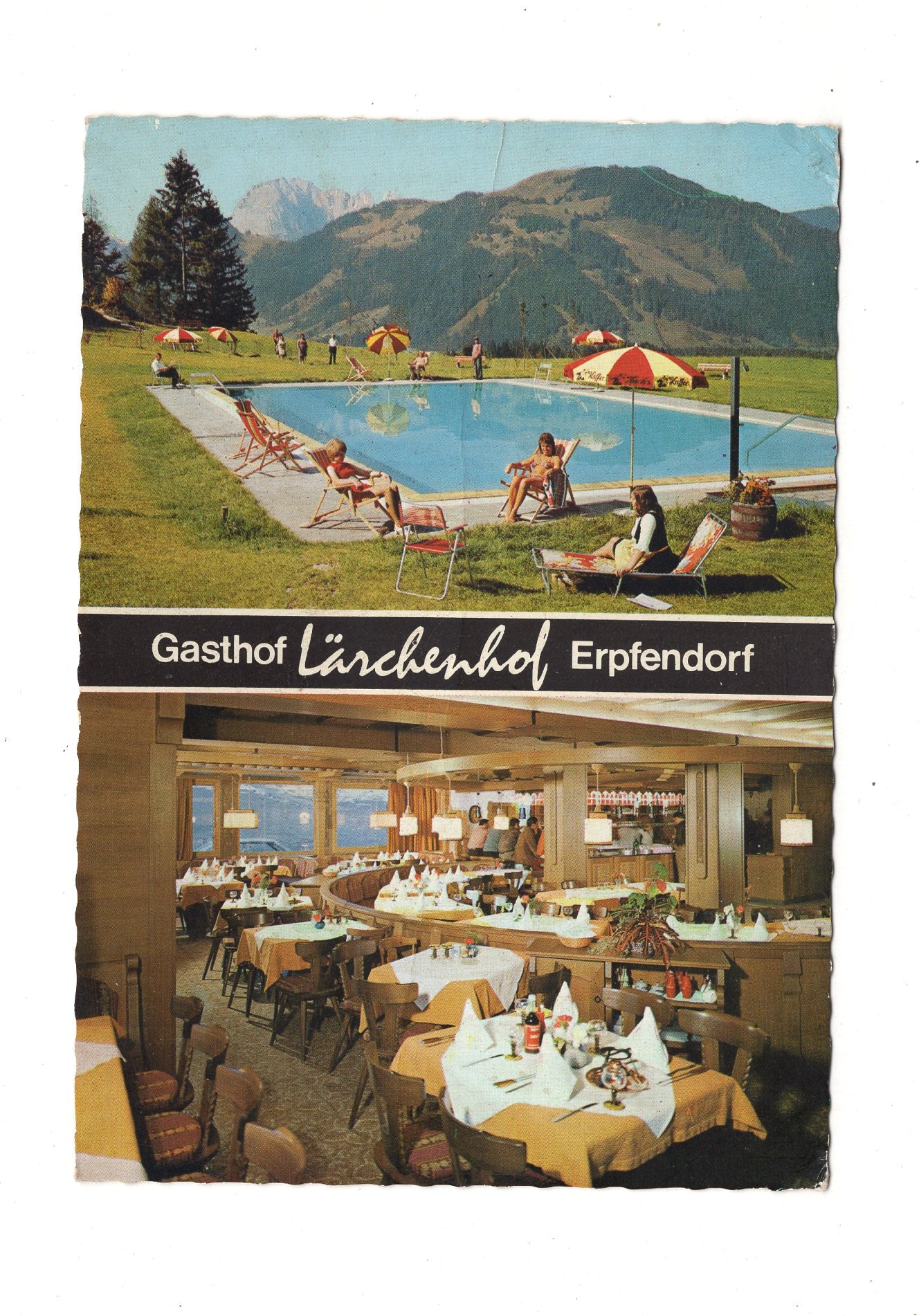 Ansichtskarte Gasthof-Pension Lärchenhof / Erpfendorf / Tirol / Österreich