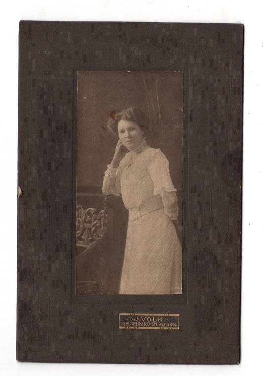 Fotografie Feine Dame - Gelsenkirchen um 1910