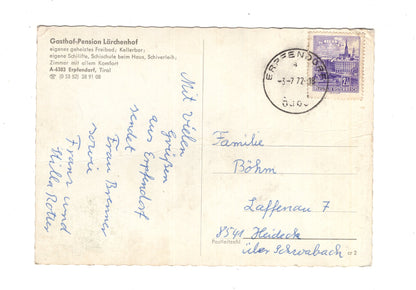Ansichtskarte Gasthof-Pension Lärchenhof / Erpfendorf / Tirol / Österreich