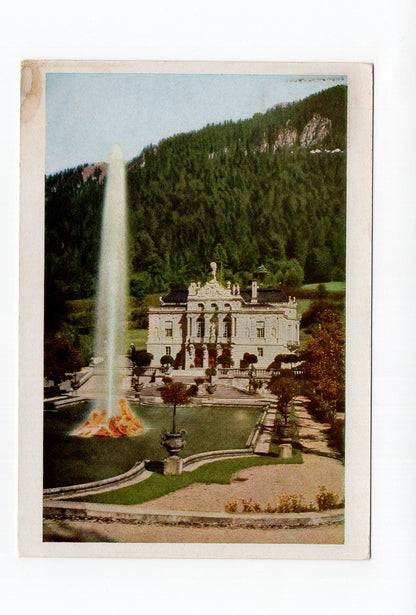 Ansichtskarte Königsschloss Linderhof