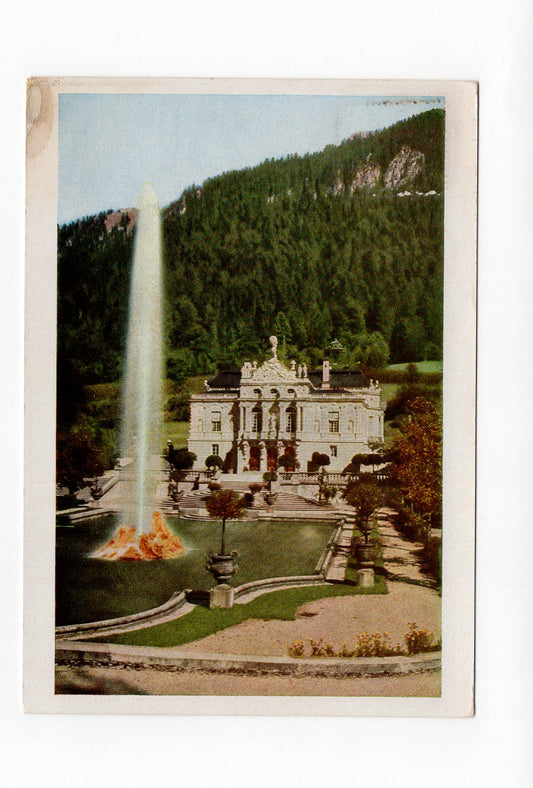 Ansichtskarte Königsschloss Linderhof