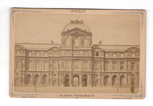 Fotografie Paris / Le Louvre / Pavillon Henri II - um 1880 / CAB U-35