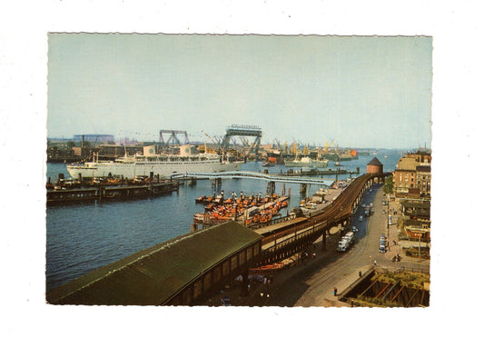 Ansichtskarte Hamburg / Vorsetzen und Überseebrücke / K1-49