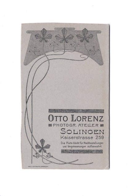 Fotografie Feines Paar - Solingen um 1910