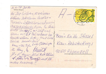 Ansichtskarte Schloss Sargans / Schweiz