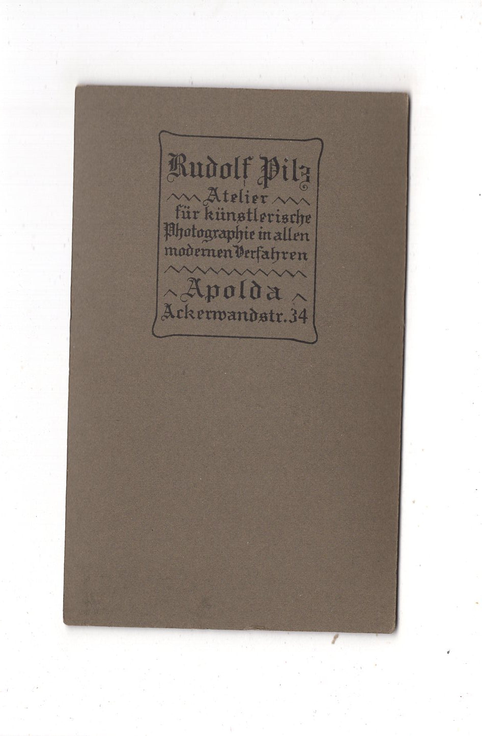 Fotografie Niedlicher kleiner Junge - Apolda 1910er / CDV M1-15