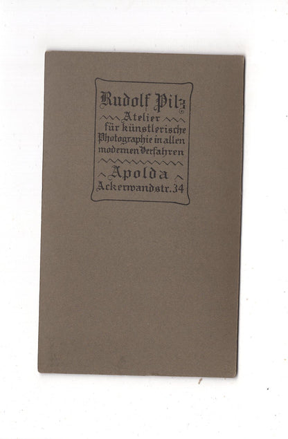 Fotografie Niedlicher kleiner Junge - Apolda 1910er / CDV M1-15