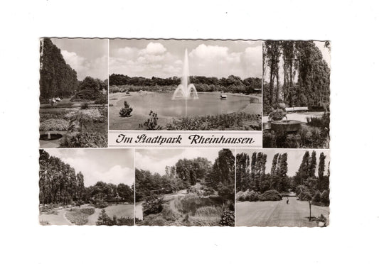 Ansichtskarte Im Stadtpark Rheinhausen