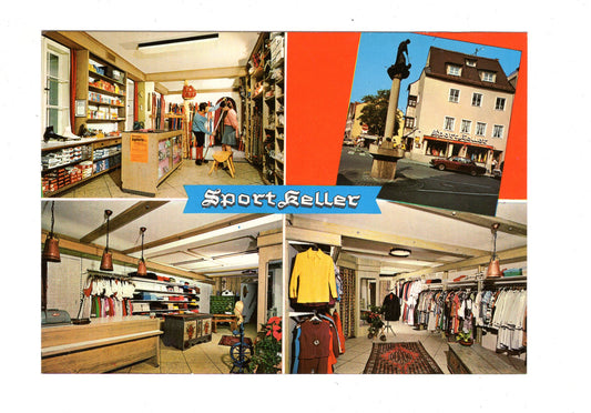 Ansichtskarte Fachgeschäft Sport Keller Füssen / Allgäu / I1-61