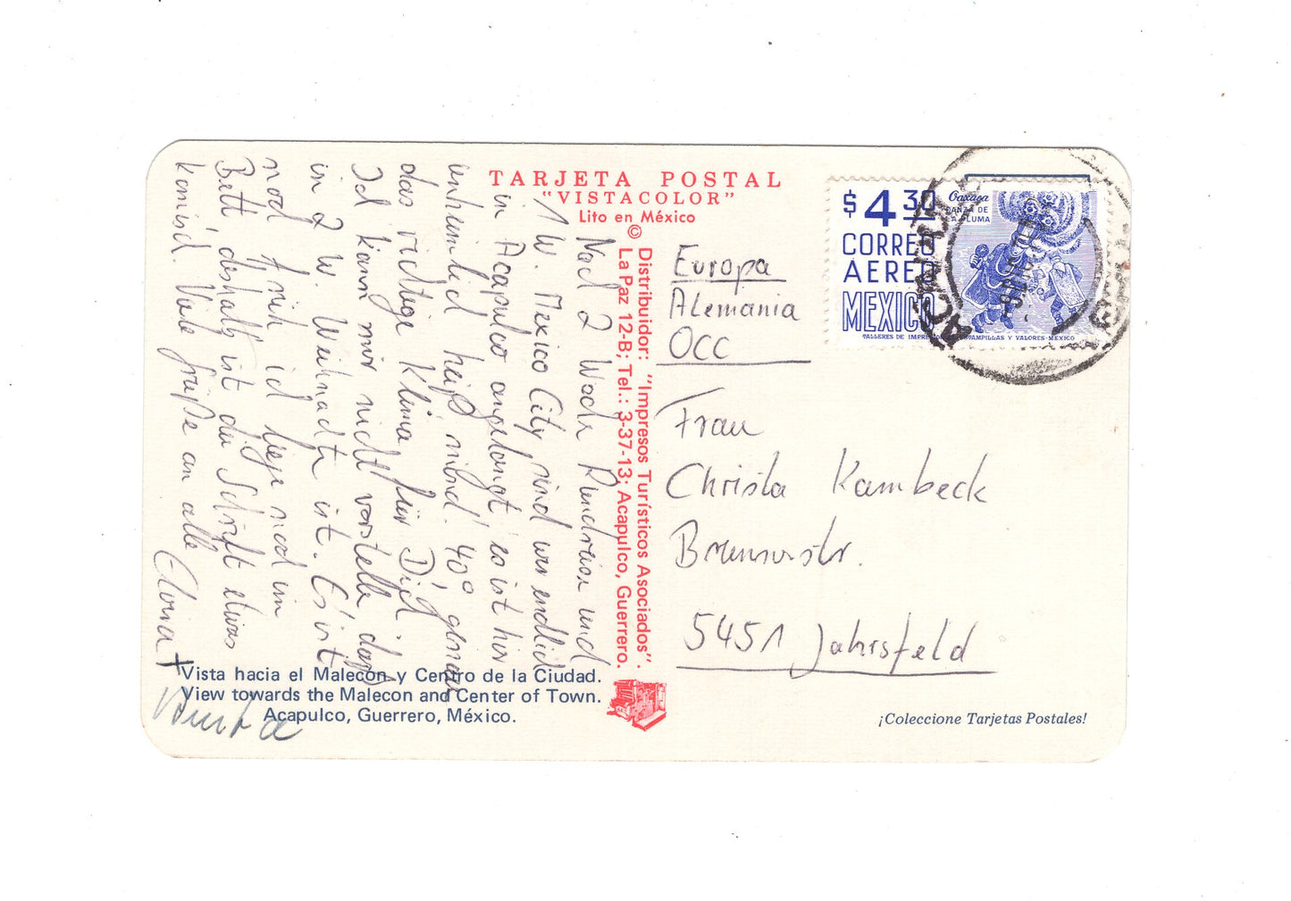 Ansichtskarte Acapulco / Mexiko