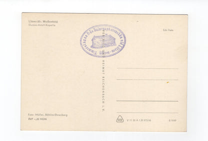 Ansichtskarte Lützen / Kreis Weißenfels / Gustav-Adolf-Kapelle