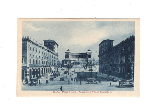Ansichtskarte Roma Rom / Piazza Venezia/ Italien / N1-55