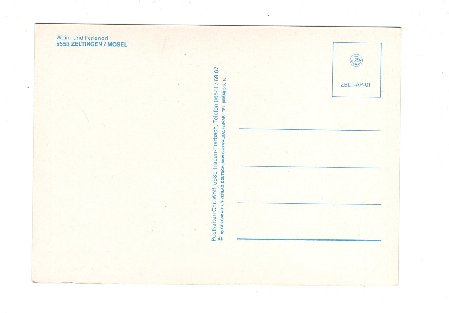 Ansichtskarte Zeltingen / Mosel / H1-62