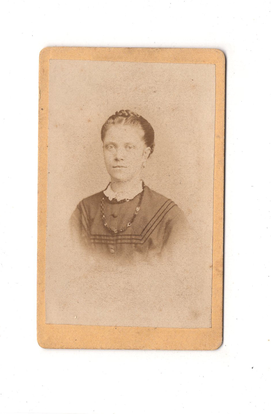 Fotografie Damenportrait - Erfurt 1870er / CDV C1-12