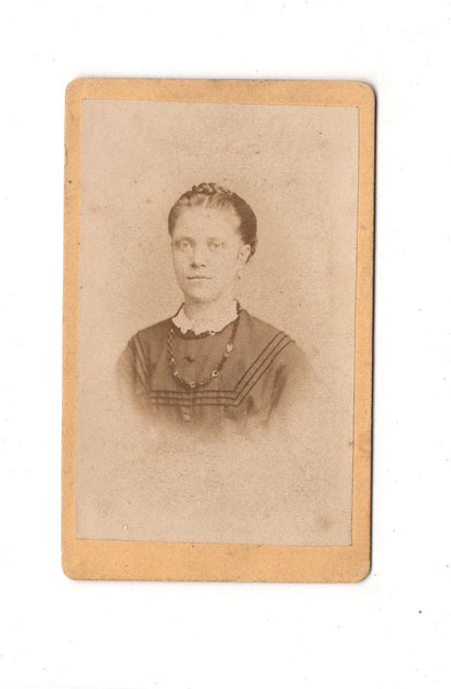 Fotografie Damenportrait - Erfurt 1870er / CDV C1-12