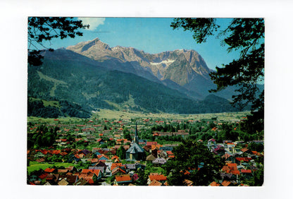 Ansichtskarte Partenkirchen mit Zugspitzgruppe