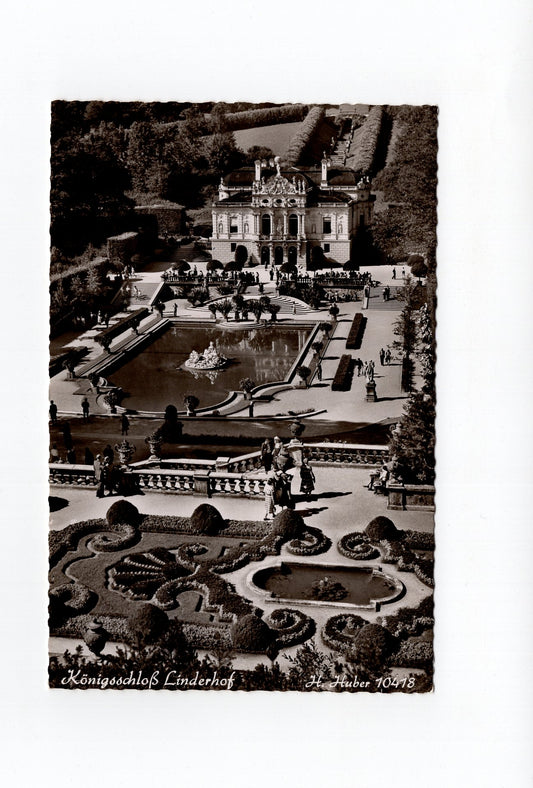 Ansichtskarte Königsschloss Linderhof
