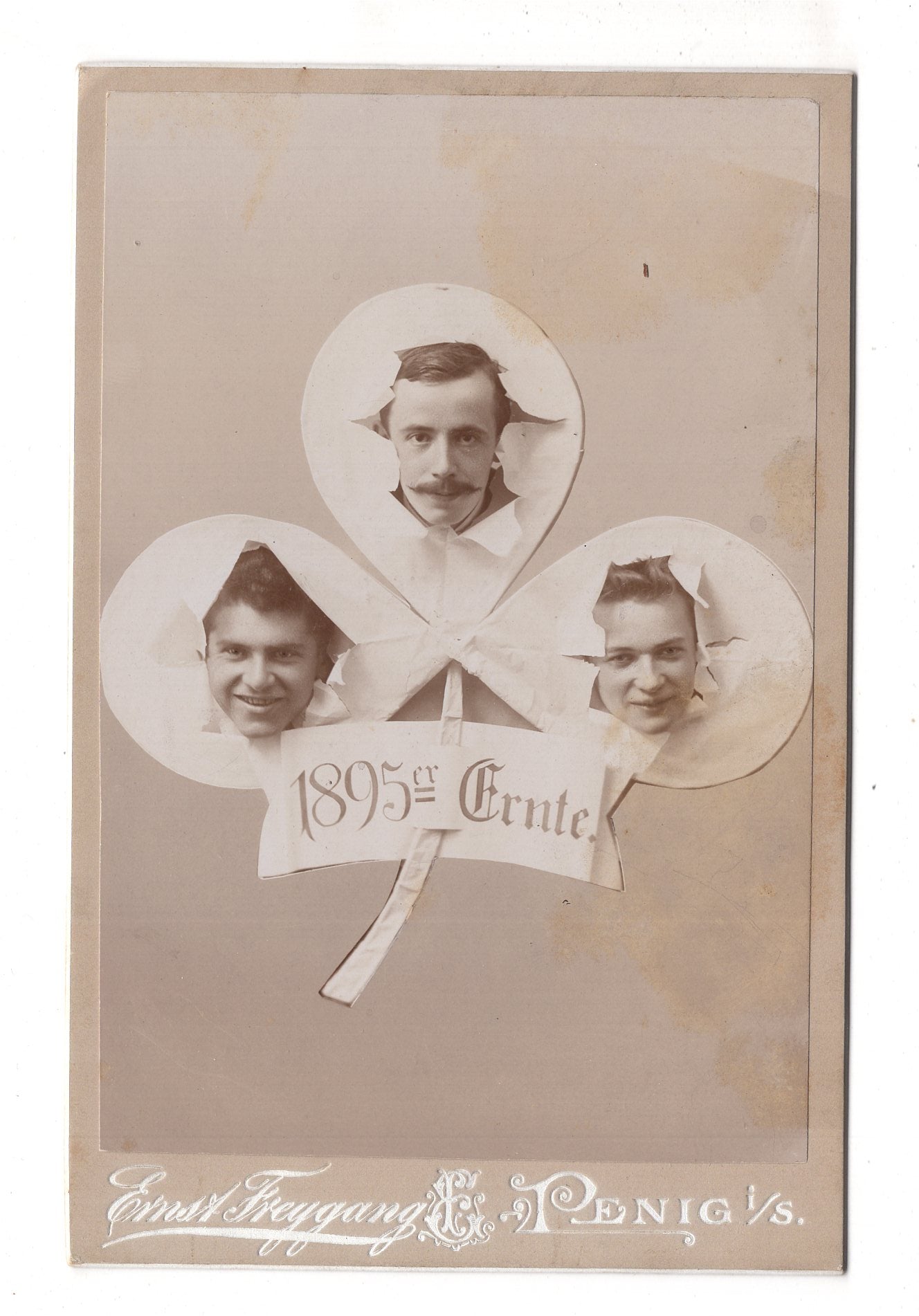 Fotografie Feine Herren - Penig 1895 / CAB X-20
