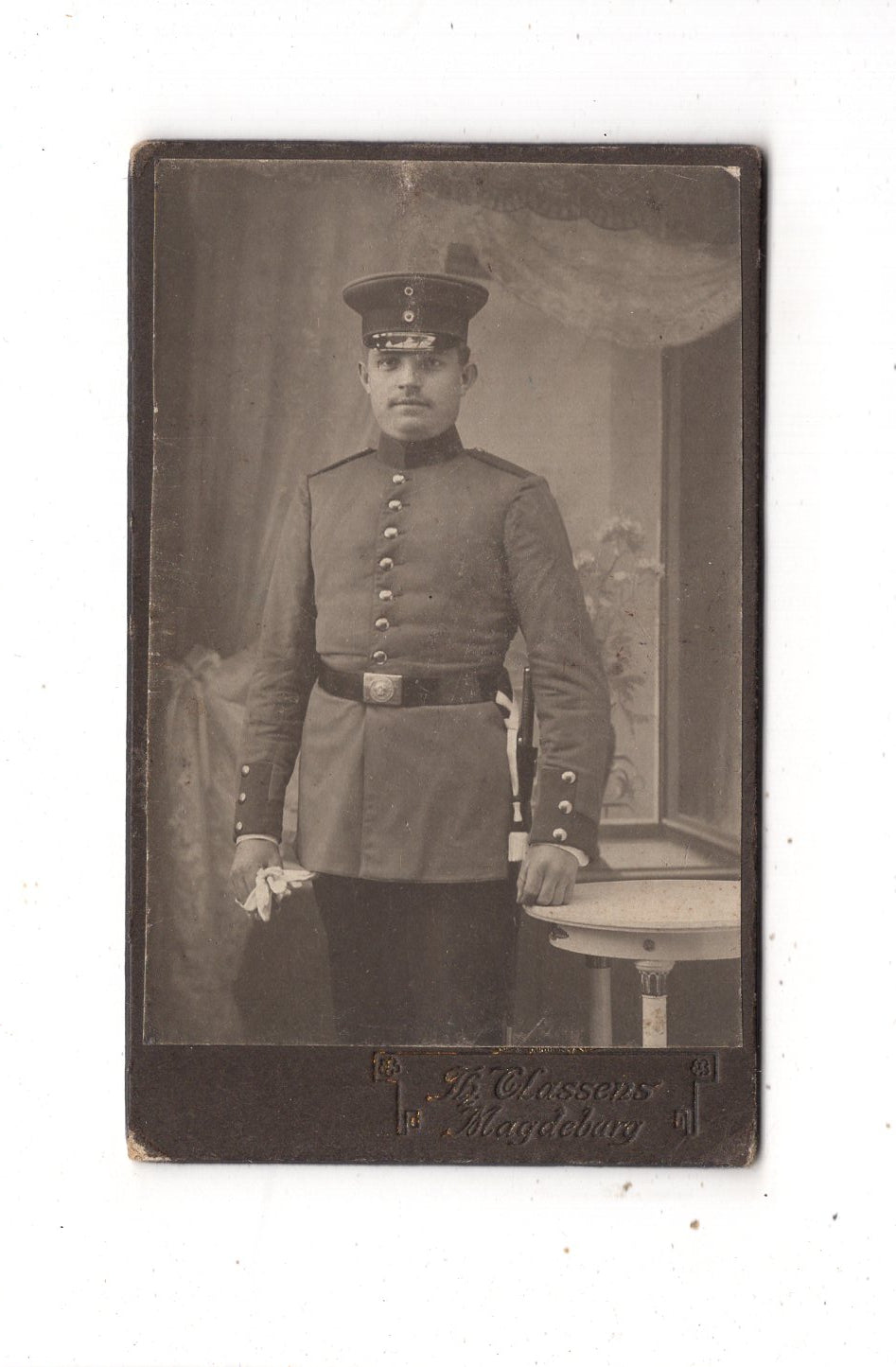 Fotografie Soldat - Magdeburg 1900er