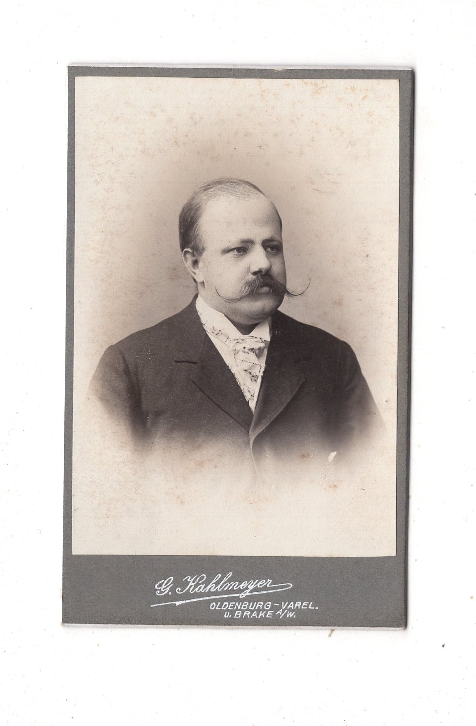 Fotografie Herrenportrait - Oldenburg-Varel / Brake um 1900