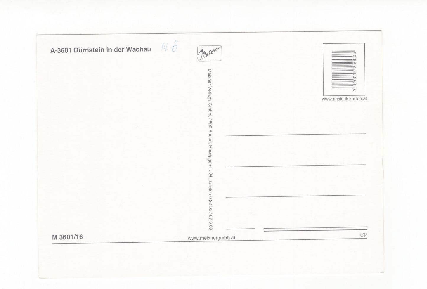 Ansichtskarte Dürnstein in der Wachau / Österreich