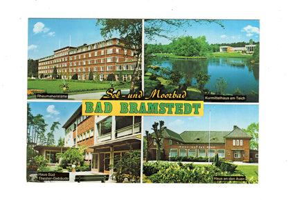 Ansichtskarte Bad Bramstedt / Kurmittelhaus am Teich +++