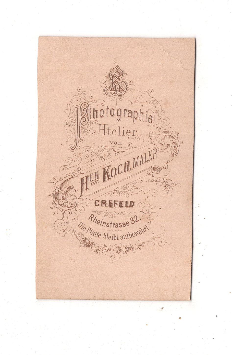 Fotografie Herrenportrait / Geistlicher - Krefeld 1880er