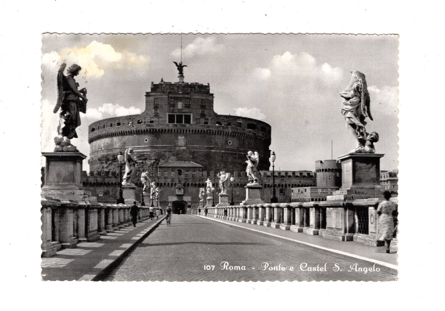 Ansichtskarte Roma Rom / Ponte e Castel S. Angelo / Italien / N1-56