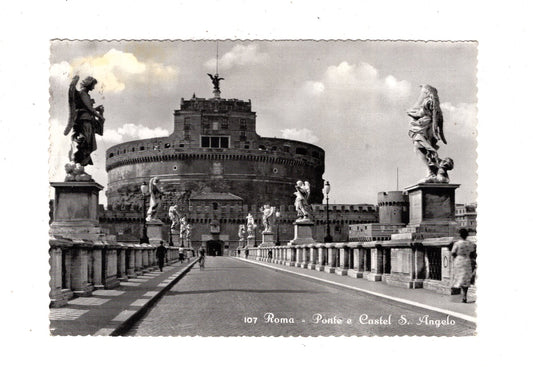 Ansichtskarte Roma Rom / Ponte e Castel S. Angelo / Italien / N1-56