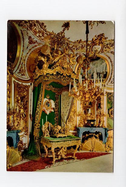 Ansichtskarte Königsschloss Linderhof / Audienz-Zimmer