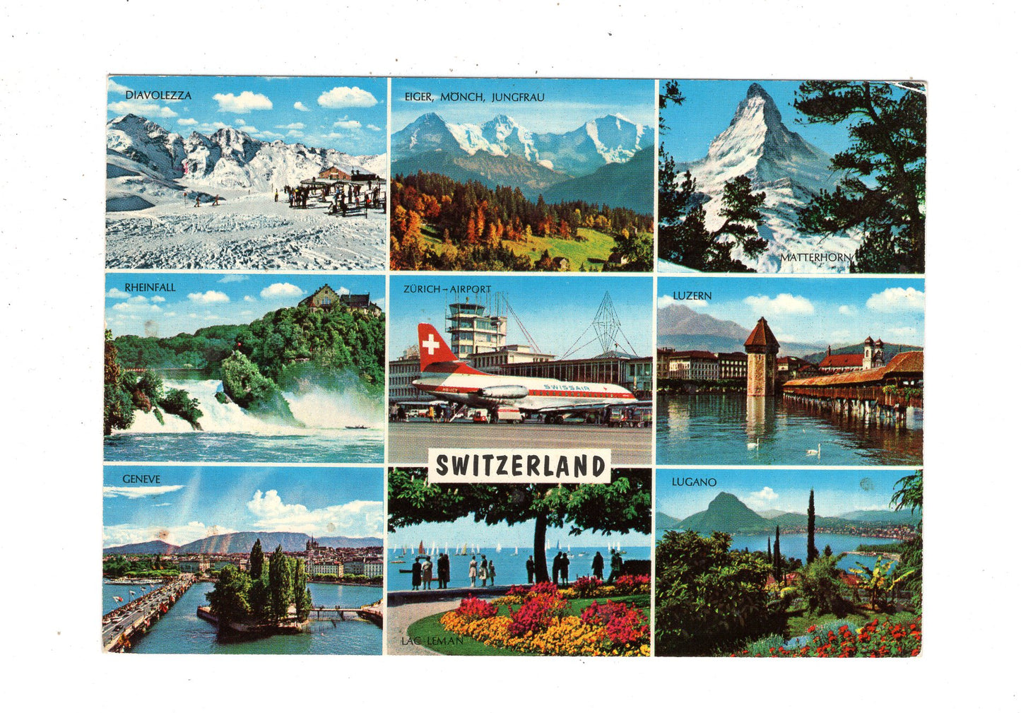 Ansichtskarte Switzerland Suisse Schweiz