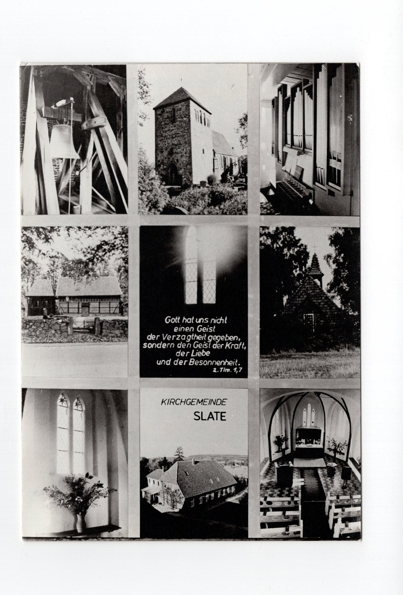 Ansichtskarte Kirchgemeinde Slate