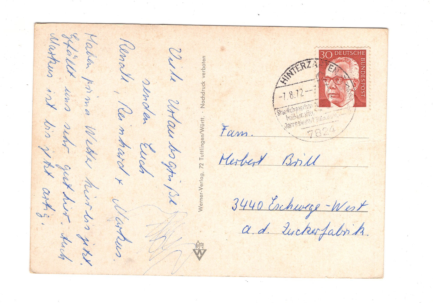 Ansichtskarte Hinterzarten im Hochschwarzwald / G1-66