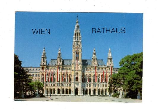 Ansichtskarte Wien / Rathaus / Österreich