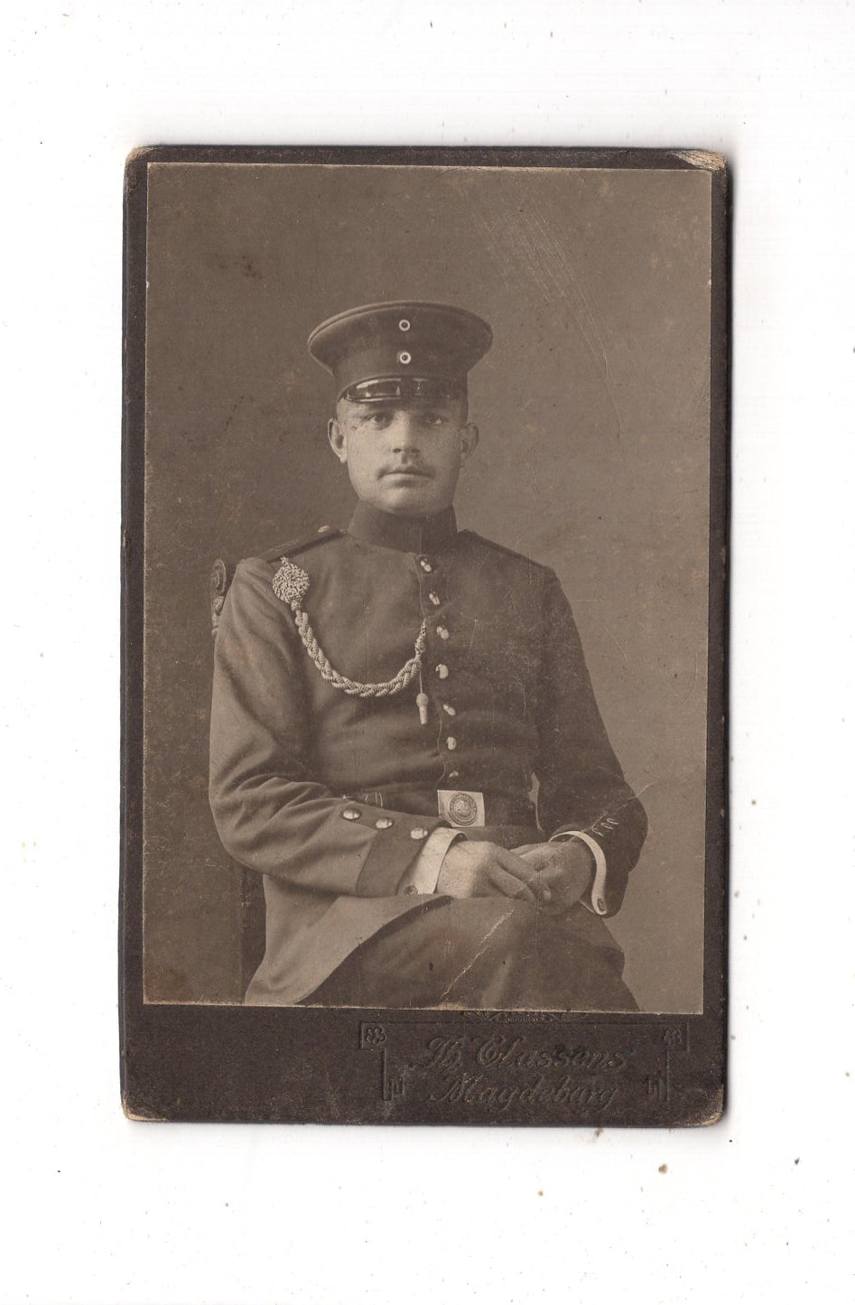 Fotografie Soldat - Magdeburg 1900er