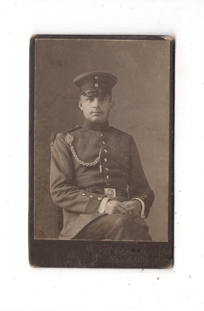Fotografie Soldat - Magdeburg 1900er