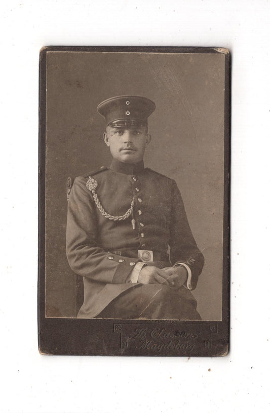 Fotografie Soldat - Magdeburg 1900er