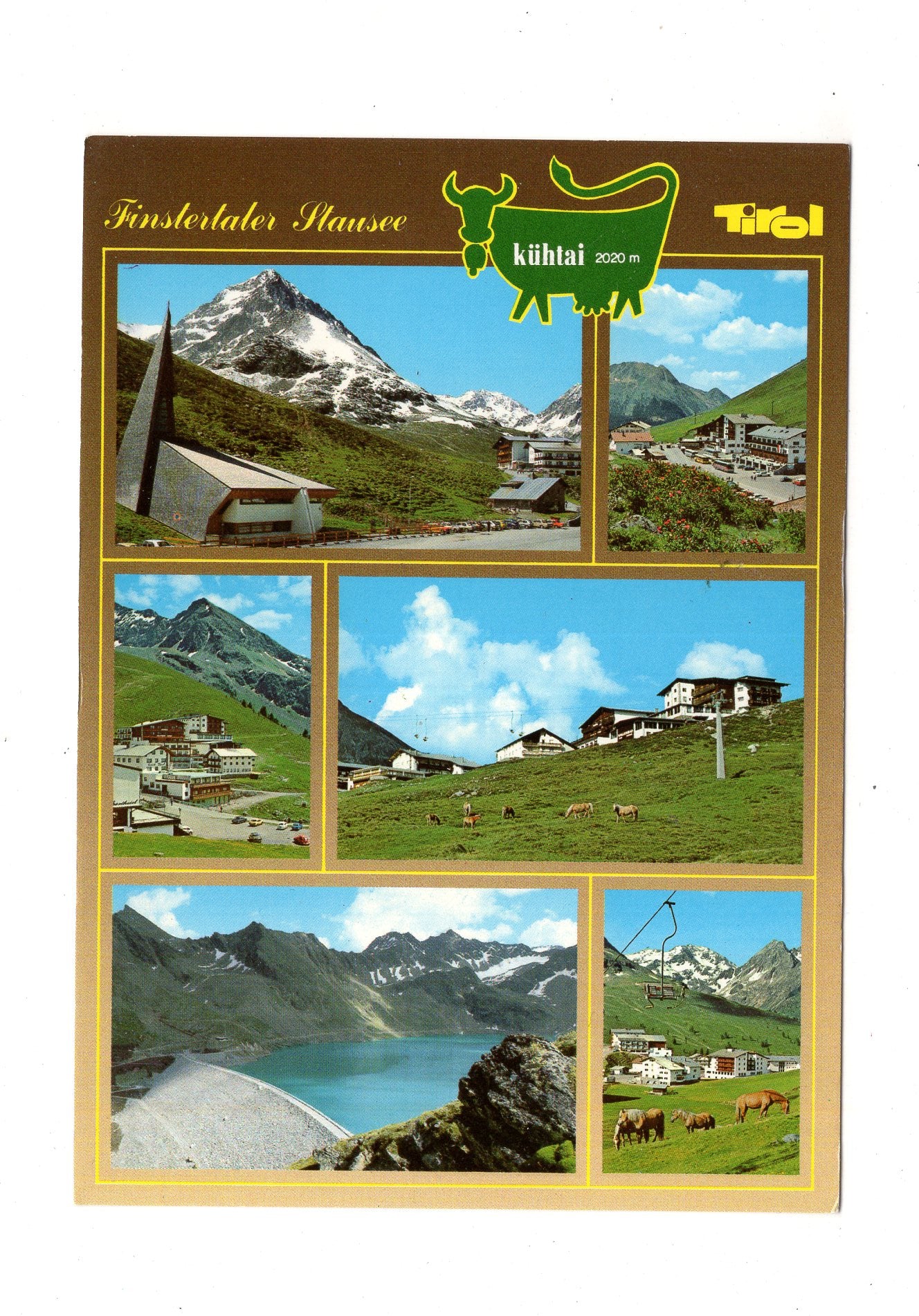 Ansichtskarte Finstertaler Stausee / Kühtai / Tirol / Österreich