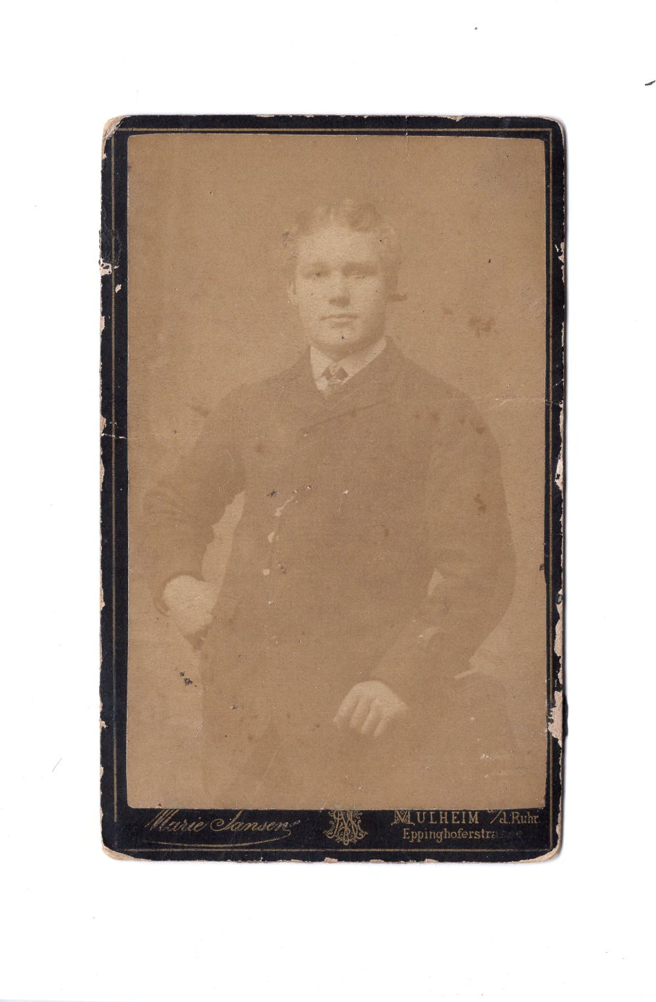 Fotografie Feiner Herr - Mülheim an der Ruhr 1880er