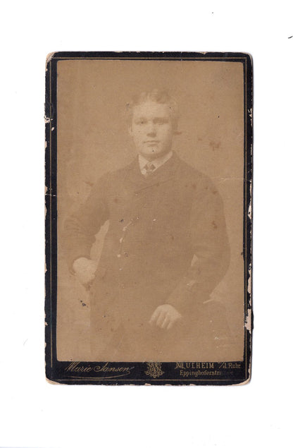 Fotografie Feiner Herr - Mülheim an der Ruhr 1880er