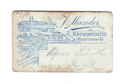 Fotografie Damenportrait in Tracht - Kremsmünster um 1900