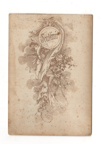 Fotografie Feine Dame - unbekannter Ort 1880er