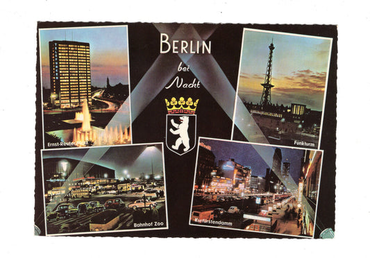 Ansichtskarte Berlin / Bahnhof Zoo / Kurfürstendamm +++