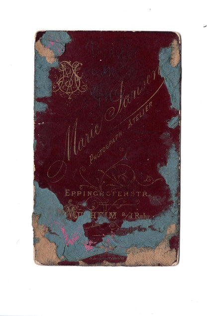 Fotografie Feiner Herr - Mülheim an der Ruhr 1880er