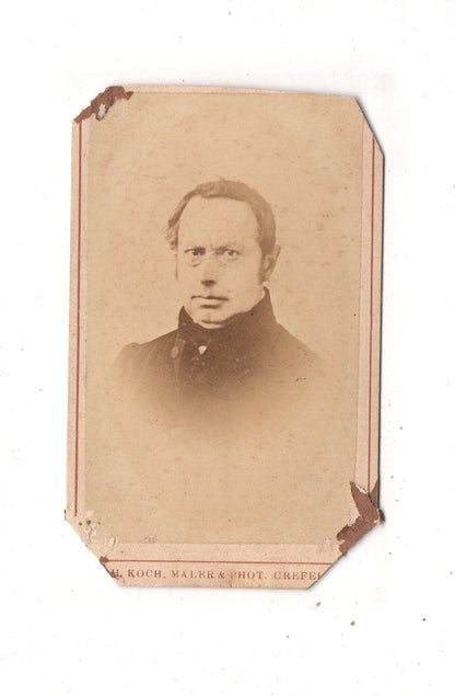 Fotografie Herrenportrait - Krefeld 1870er