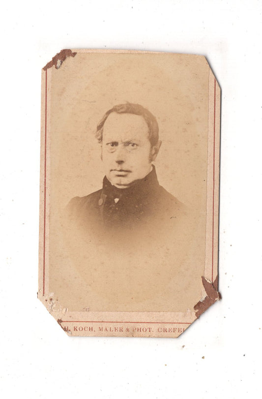 Fotografie Herrenportrait - Krefeld 1870er
