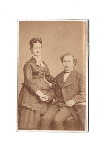 Fotografie Feines Paar - Schleswig 1870er