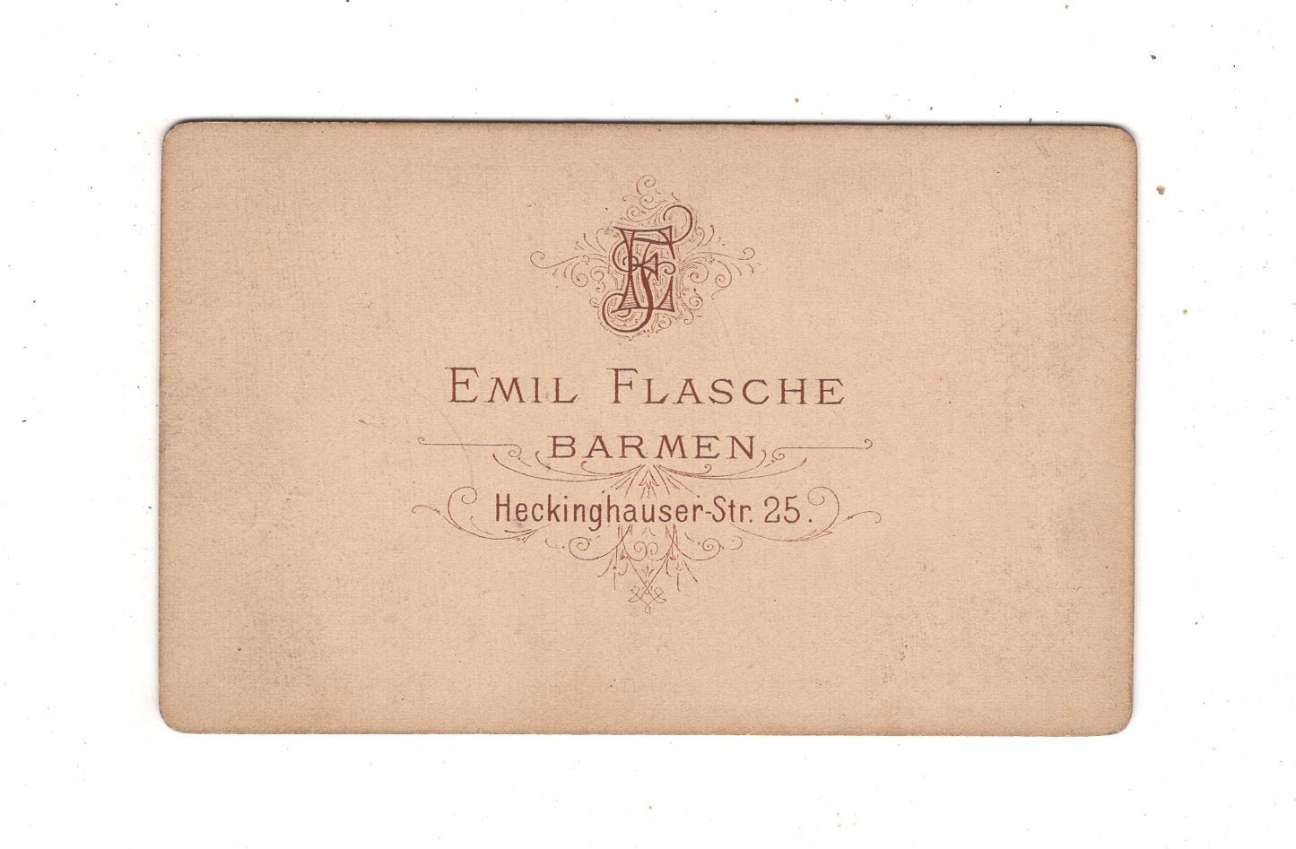 Fotografie Niedliches kleines Mädchen - Barmen 1880er