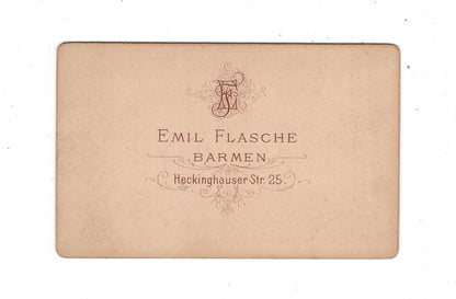 Fotografie Niedliches kleines Mädchen - Barmen 1880er